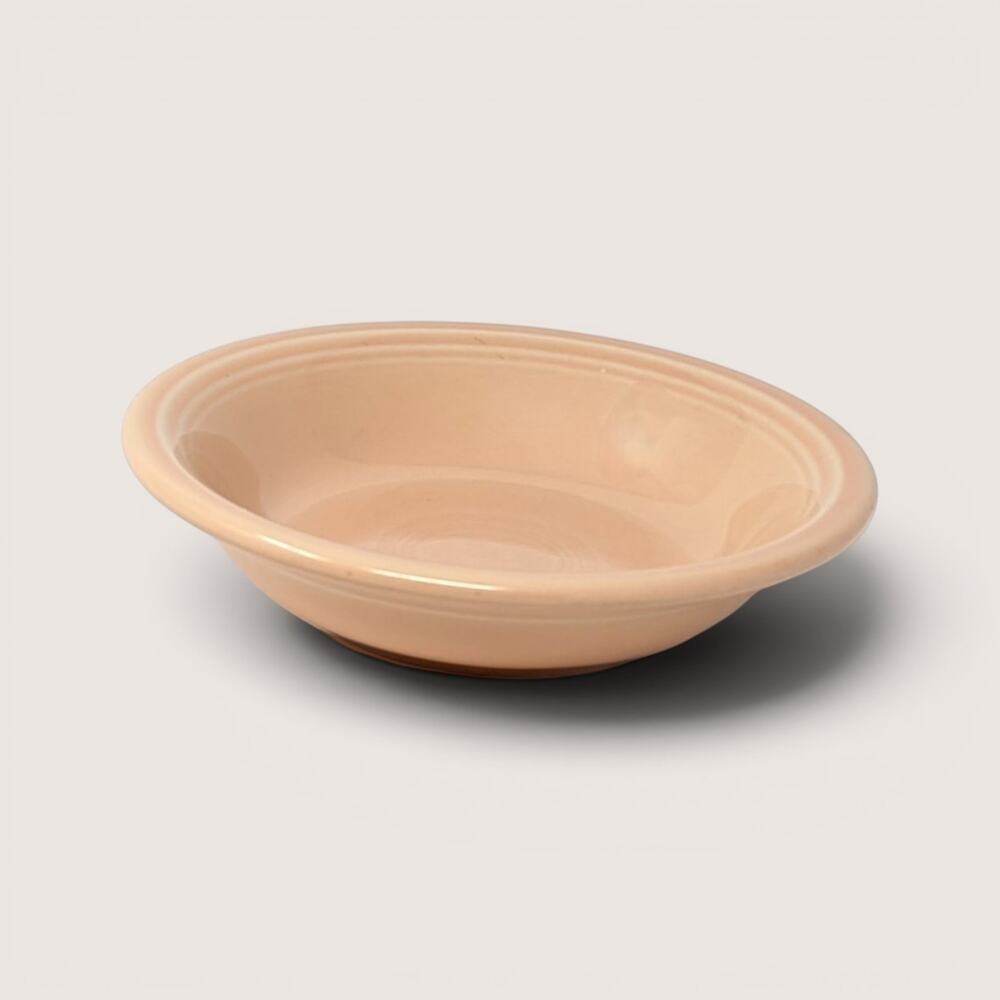Vintage Set of Six Peach Fiesta Bowls